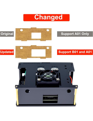 Caja de Acrílico Makeronics para Jetson Nano 2GB - Negro