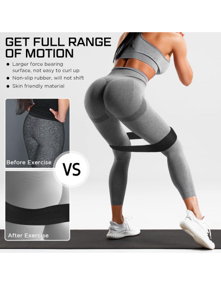 24 Bandas de Resistencia Bunnycool para Ejercicio y Fitness