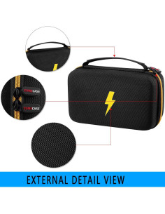 Estuche rígido COMECASE para multímetros Fluke 87-V/88V - Negro 2