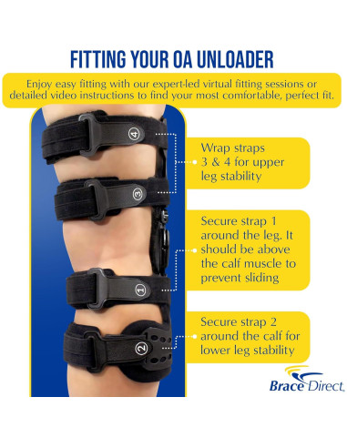 Férula Descompresora de Rodilla Izquierda Brace Align - Alivio Osteoartritis