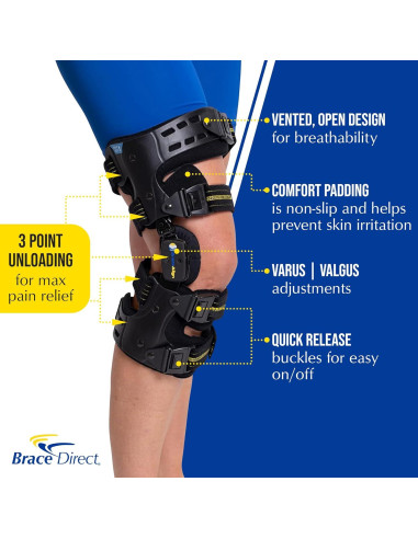 Férula Descompresora de Rodilla Izquierda Brace Align - Alivio Osteoartritis