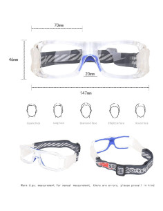 Gafas Deportivas SooGree con Lentes Reemplazables Azul 2