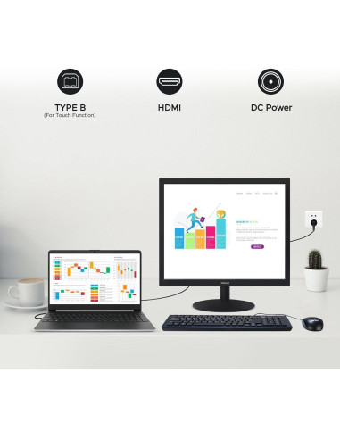 Monitor Táctil 17" SKitphrati 1280x1024 HDMI VGA VESA