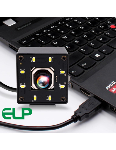 Cámara USB 4K ELP IMX415 Autofoco 100 para PC y Raspberry Pi