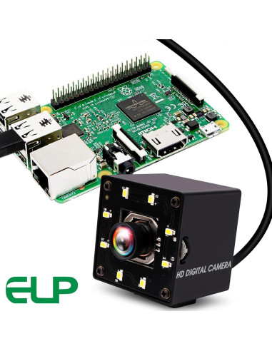 Cámara USB 4K ELP IMX415 Autofoco 100 para PC y Raspberry Pi