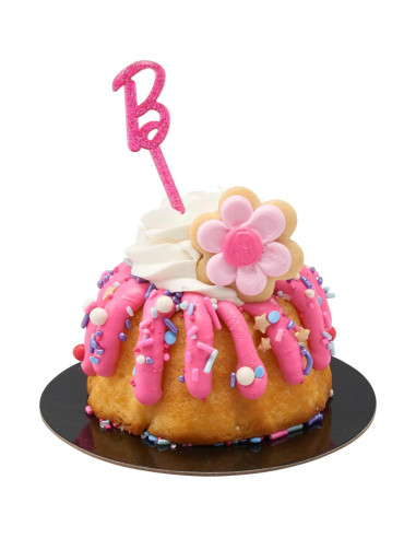 Pinchos Decorativos Barbie DecoPac - 36 Palitos Rosados para Pasteles y Cupcakes