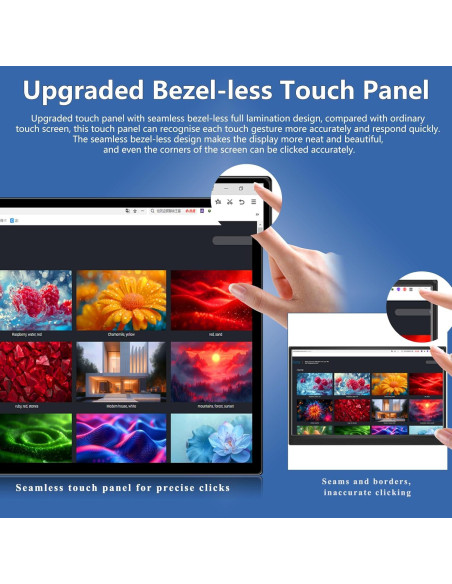 Monitor Portátil 16" FHD Táctil IPS USB-C HDMI 1920x1200