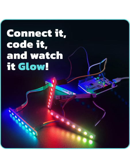 Tiras LED amomii Glow 8-Pack RGB Direccionables 10W