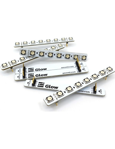 Tiras LED amomii Glow 8-Pack RGB Direccionables 10W