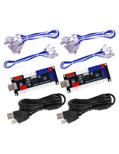 Controlador Arcade USB SJ@JX para 2 Jugadores - Sin Retraso