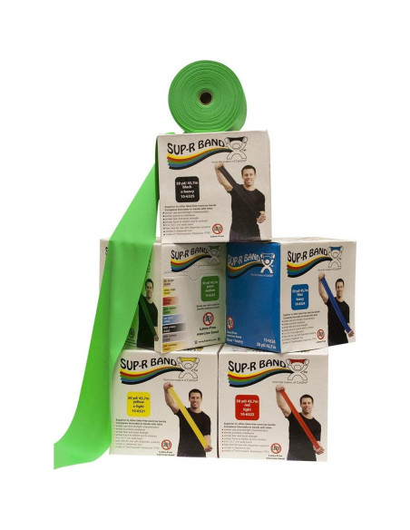 Sup-R Band Banda de Ejercicio Libre de Láttex - Set 5 Piezas Sup-R Band Banda de Ejercicio Libre de Láttex - Set 5 Piezas