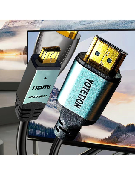 Cable Micro HDMI a HDMI 5m Lianjie 4K 60Hz Alta Velocidad