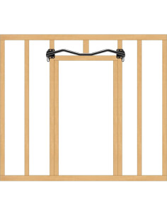 Barra de Dominadas Kipika Montada en Pared Alta Resistencia 2