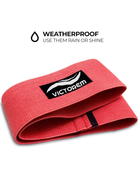 Conjunto de Bandas de Resistencia Victorem - 3 Unidades Antideslizantes