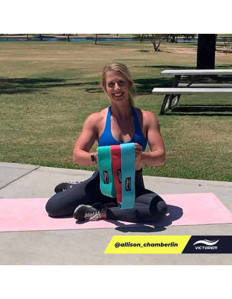 Conjunto de Bandas de Resistencia Victorem - 3 Unidades Antideslizantes