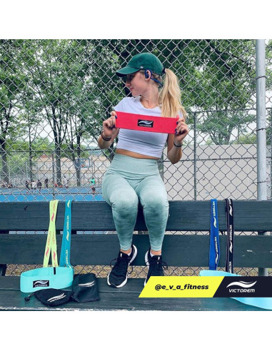 Conjunto de Bandas de Resistencia Victorem - 3 Unidades Antideslizantes