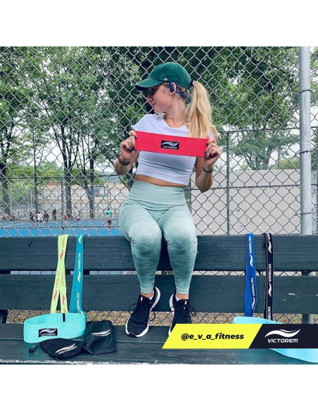 Conjunto de Bandas de Resistencia Victorem - 3 Unidades Antideslizantes