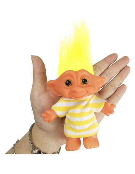 Muñecas Troll Vintage Yintlilocn 19 cm Coloridas para Colección