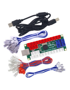 Kit de Arcade DIY SJ@JX con Placa de Codificador USB 5V