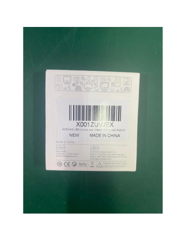 Adaptador de Audio USB a Jack 3.5mm MOSWAG - Compatible PS4, PC