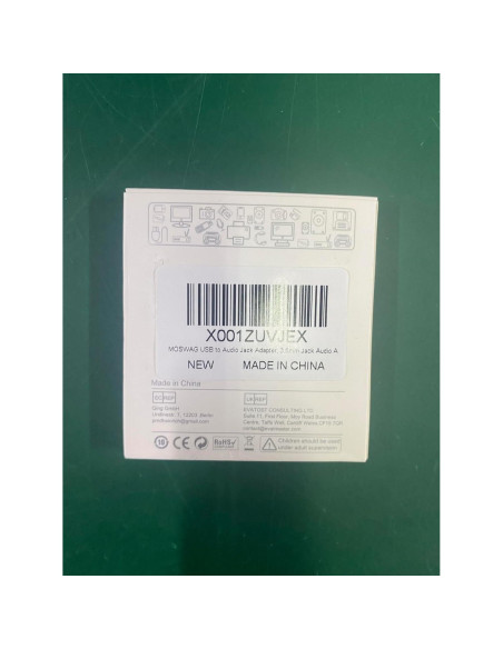 Adaptador de Audio USB a Jack 3.5mm MOSWAG - Compatible PS4, PC