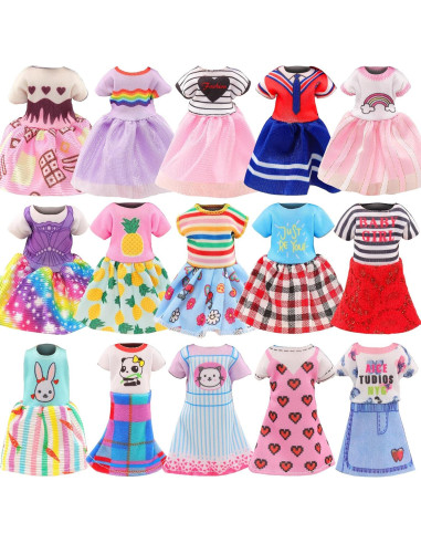 30 Piezas Ropa de Muñeca Joyfun para 13.46-15.24 cm