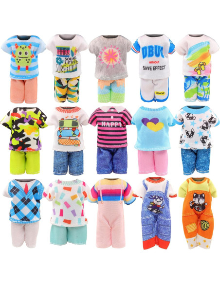 30 Piezas Ropa de Muñeca Joyfun para 13.46-15.24 cm