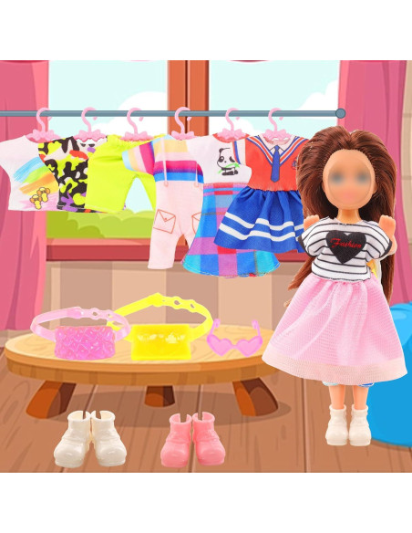 30 Piezas Ropa de Muñeca Joyfun para 13.46-15.24 cm