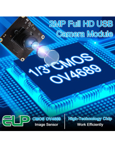 Módulo de Cámara USB ELP 1080P Gran Angular 260fps Mini 2