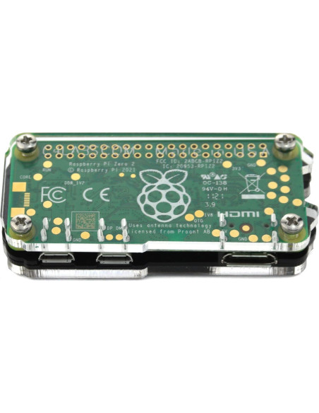 Caja Disipador de Calor C4Labs Zebra Zero para Raspberry Pi Zero 2