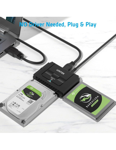 Adaptador Externo USB 3.0 a IDE/SATA Unitek Y-3322 2.5/3.5"
