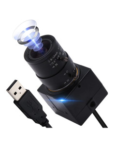 Cámara Web USB 4K ALPCAM Varifocal 2.8-12mm Plug and Play