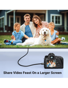 Adaptador UGREEN Micro HDMI a HDMI 0.49m 4K 60Hz Compatible GoPro 2