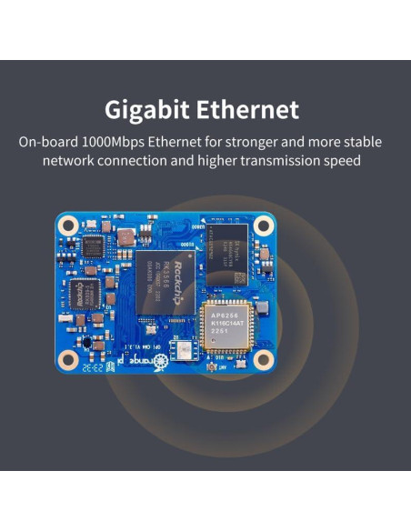 Módulo de Computación Orange Pi 4 4GB RAM 32GB eMMC Wi-Fi/Bluetooth Módulo de Computación Orange Pi 4 4GB RAM 32GB eMMC Wi-Fi/Bluetooth
