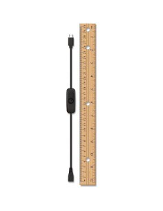 Cable USB 2.0 Micro USB HomeSpot 28 cm con interruptor 2