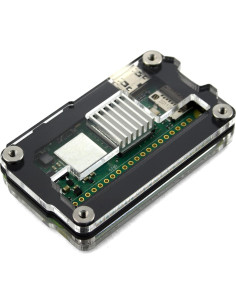 Caja Disipador C4Labs Zebra Zero 2 para Raspberry Pi Zero 2 2