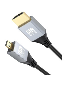 Cable Micro HDMI a HDMI URELEGAN 2.4M 8K 60Hz 48Gbps
