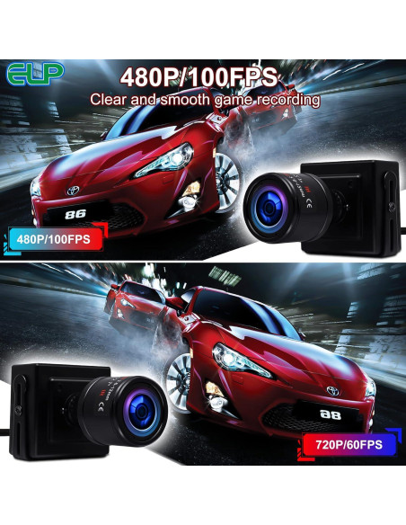 Cámara USB 1080P IEights con Lente Varifocal 2.8-12mm