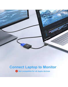 Adaptador HDMI a VGA FEMORO 10 Pack Full HD 1920x1080 2