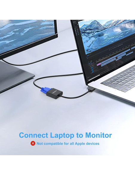 Adaptador HDMI a VGA FEMORO 10 Pack Full HD 1920x1080