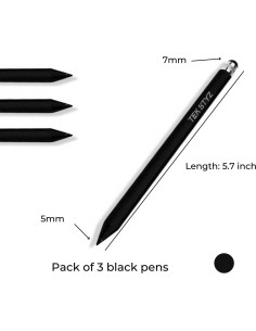 Lápiz Capacitivo 2 en 1 Tek Styz para Pantallas Táctiles - Negro 2