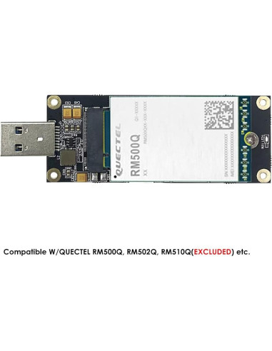 Adaptador M.2 a USB 3.0 EXVIST 5G LTE con ranura SIM