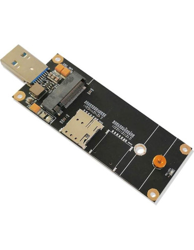 Adaptador M.2 a USB 3.0 EXVIST 5G LTE con ranura SIM
