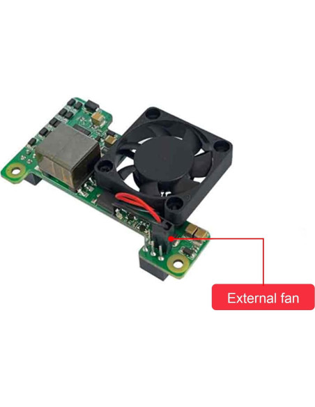 Módulo POE para Raspberry Pi 3B+/4B con Ventilador Viprh