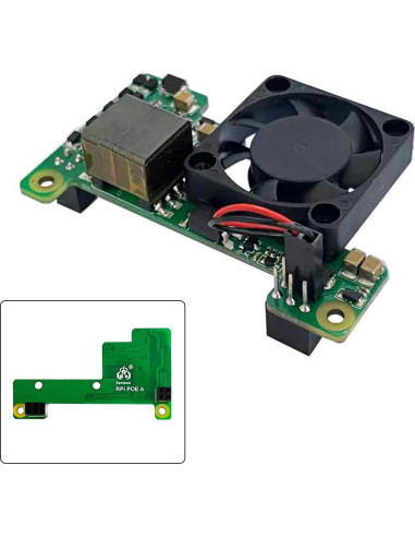Módulo POE para Raspberry Pi 3B+/4B con Ventilador Viprh