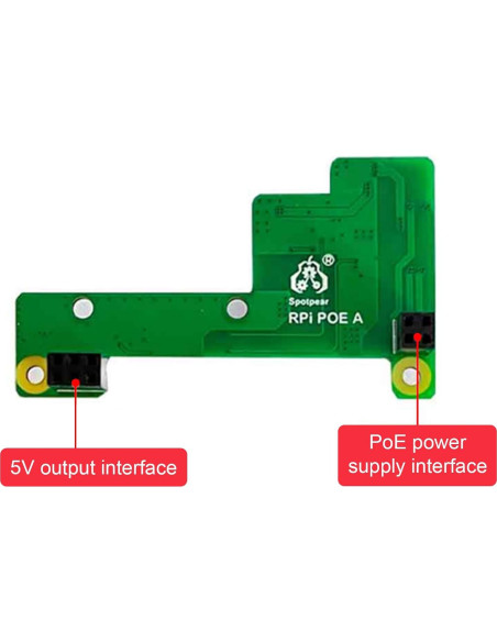Módulo POE para Raspberry Pi 3B+/4B con Ventilador Viprh