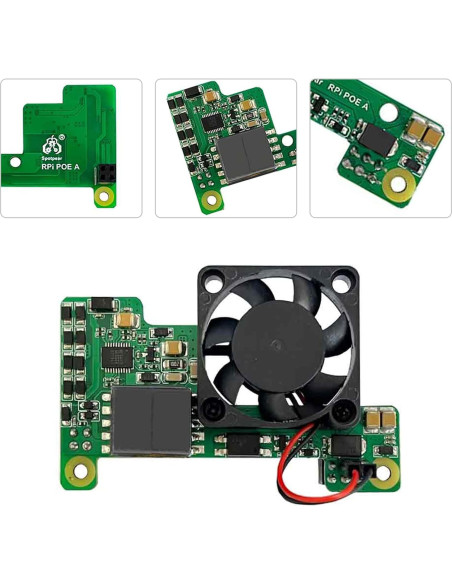 Módulo POE para Raspberry Pi 3B+/4B con Ventilador Viprh