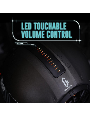 Altavoz Bluetooth GravaStar Mars Pro, 20W, 15H Batería, RGB