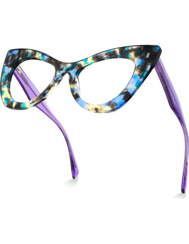 Gafas de Ojo de Gato Zeelool para Mujeres con Lentes Anti-Luz Azul