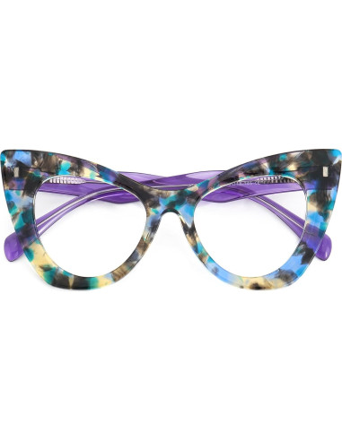 Gafas de Ojo de Gato Zeelool para Mujeres con Lentes Anti-Luz Azul